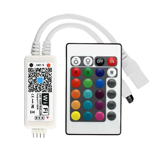 Smart WiFi LED-strip 12V 90LED/m IP65 20W/5m RGB SOLIGHT WM57