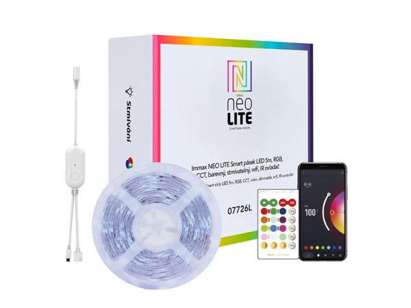 Smart LED strip 12V 48W RGB IP65 10m WiFi Tuya IMMAX NEO Lite 07775L