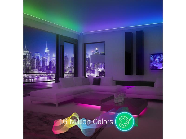 RGB LED strip 24V 30LED/m IP44 12W 5m Bluetooth Tuya NOUS F6