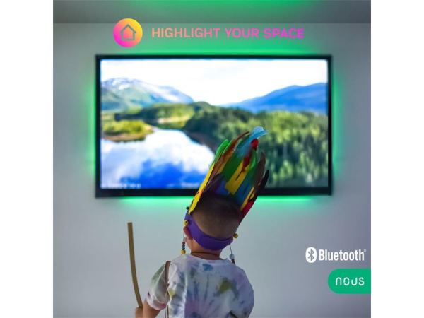 Smart LED strip NOUS F7 5V 20LED/m 5W RGB IP44 2m Bluetooth Tuya