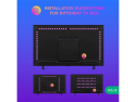 Smart LED strip NOUS F7 5V 20LED/m 5W RGB IP44 2m Bluetooth Tuya