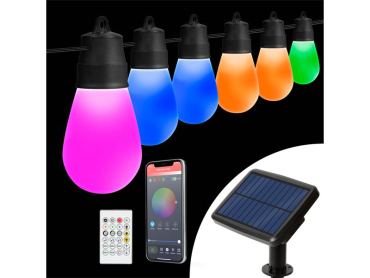 Smart solcellekæde RGB 1.3W GARDEN OF EDEN 11747