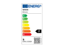 Smart LED-pære E14 4,9W varm hvid WOOX R5141 WiFi Tuya