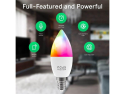 Smart LED-pære E14 4.5W RGB NOUS P4/4-pak WiFi Tuya sæt med 4 stk