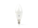 Smart WiFi-pære LED E14 4.5W hvid NEDIS WIFILW13WTE14 Tuya