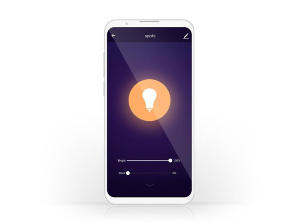 Smart WiFi-pære LED E14 4.5W hvid NEDIS WIFILW13WTE14 Tuya