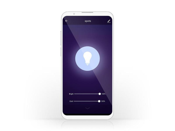 Smart WiFi-pære LED E14 4.5W hvid NEDIS WIFILW13WTE14 Tuya