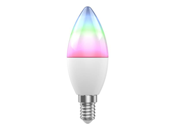 Smart LED-pære E14 5W RGB CCT WOOX R9075/2pak WiFi Tuya sæt 2 stk
