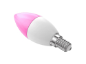 Smart LED-pære E14 5W RGB CCT WOOX R9075/2pak WiFi Tuya sæt 2 stk
