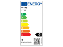Smart LED-pære E14 5W RGB WiFi V-TAC VT-5154