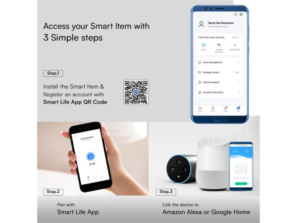 Smart LED-pære E14 5W RGB WiFi V-TAC VT-5154