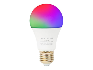 Smart LED pære E27 10W RGBW BLOW WiFi Tuya