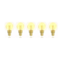 Smart LED-pære E27 6W varmhvid WOOX R9078/5pakke WiFi Tuya sæt 5 stk