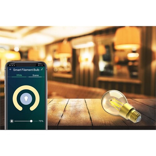 Smart LED-pære E27 6W varmhvid WOOX R9078/5pakke WiFi Tuya sæt 5 stk