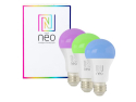 Smart LED-pære E27 9W RGBW IMMAX NEO 07712C WiFi Tuya sæt med 3