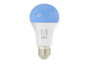 Smart LED-pære E27 9W RGBW IMMAX NEO 07712C WiFi Tuya sæt med 3