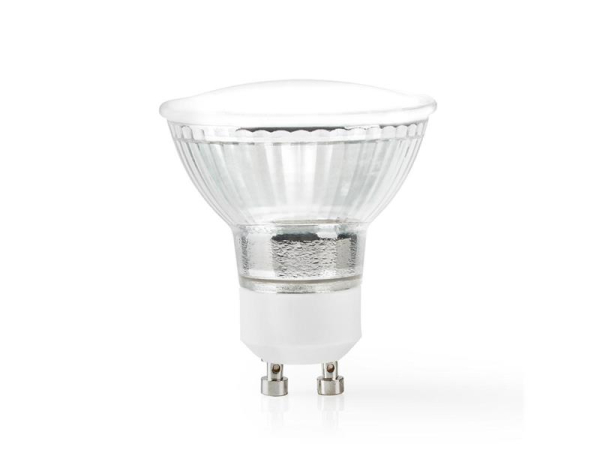 Smart WiFi LED-pære GU10 4.5W varm hvid NEDIS WIFILW11CRGU10 Tuya SmartLife