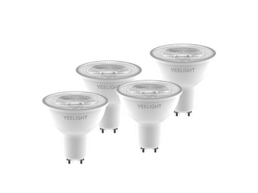 Smart LED-pære GU10 4.8W YEELIGHT W1/4 pakke WiFi sæt 4 stk