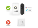 Smart LED-pære GU10 4.9W hvid med WiFi Tuya NEDIS WIFILRW10GU10