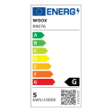 Smart LED-pære GU10 5.5W RGB CCT 2-pak WOOX R9076 WiFi Tuya, fjernbetjening inkluderet
