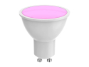 Smart LED-pære GU10 5.5W RGB CCT 2-pak WOOX R9076 WiFi Tuya, fjernbetjening inkluderet