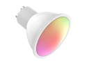 Smart LED-pære GU10 5.5W RGB CCT 2-pak WOOX R9076 WiFi Tuya, fjernbetjening inkluderet