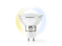 Smart WiFi LED-pære GU10 5W hvid NEDIS WIFILW10CRGU10 SmartLife