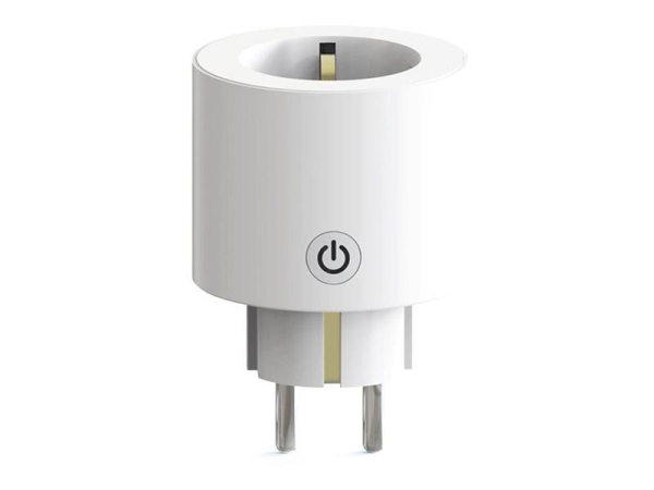 Smart WiFi Stikkontakt med Strømovervågning MOES Tuya 2200W 16A