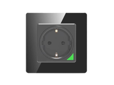 Smart stikkontakt AVATTO N-WOT10-EU-B WiFi Tuya, fjernstyring via app, stemmestyring, 3500W, 16A