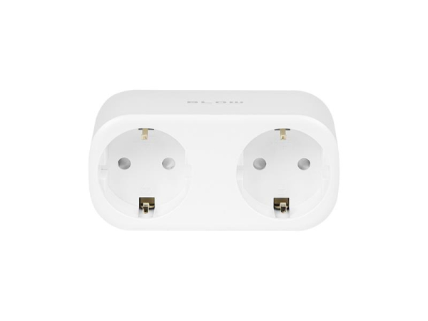 Smart WiFi-stikkontakt BLOW 72-072 med dobbelt udtag, Tuya, 3600W