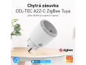 Smart stikkontakt CELTEC A2Z-C ZigBee Tuya med energiovervågning