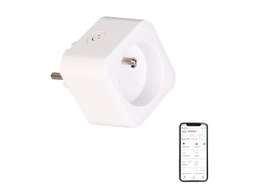 Smart stik IMMAX NEO 07786L ZigBee Tuya, hvid, AC 230V, 3680W, 16A