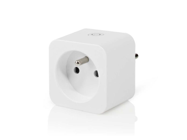 Smart stik NEDIS WIFIP121EWT WiFi Tuya fjernstyring og tidsplanlægning