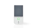 Smart WiFi-stikdåse NEDIS WIFIPO120EWT til udendørs brug, kompatibel med SmartLife og Tuya, IP44