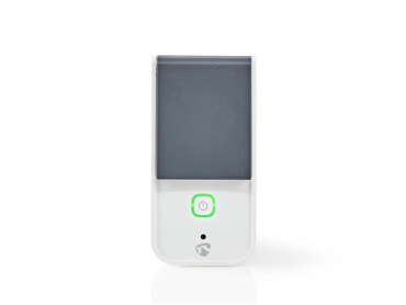 Smart WiFi-stikdåse NEDIS WIFIPO120EWT til udendørs brug, kompatibel med SmartLife og Tuya, IP44