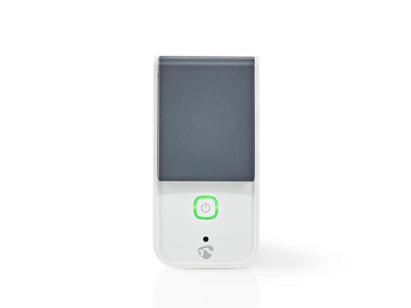 Smart WiFi-stikdåse NEDIS WIFIPO120EWT til udendørs brug, kompatibel med SmartLife og Tuya, IP44