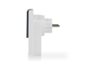 Smart WiFi-stikdåse NEDIS WIFIPO120EWT til udendørs brug, kompatibel med SmartLife og Tuya, IP44
