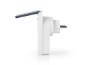 Smart WiFi-stikdåse NEDIS WIFIPO120EWT til udendørs brug, kompatibel med SmartLife og Tuya, IP44