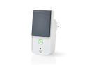 Smart WiFi-stikdåse NEDIS WIFIPO120EWT til udendørs brug, kompatibel med SmartLife og Tuya, IP44