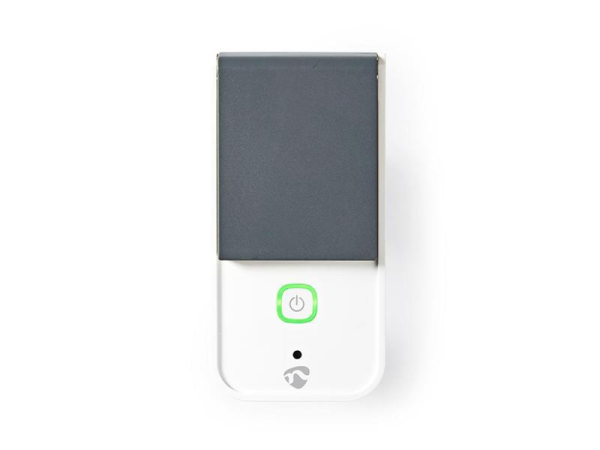 Smart WiFi-stikdåse NEDIS WIFIPO120FWT til udendørs brug, IP44, 3680W, 16A