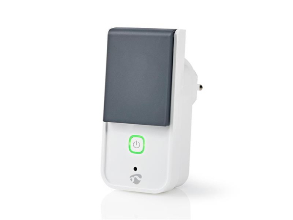 Smart WiFi-stikdåse NEDIS WIFIPO120FWT til udendørs brug, IP44, 3680W, 16A