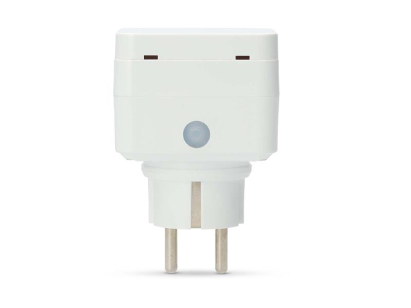 Smart stik NEDIS ZBPO130EWT ZigBee Tuya - Styr haveudstyr via smartphone, stemmekontrol, timer, strømmåler, hvid