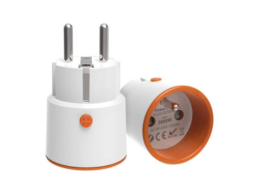 Smart stik NEO NAS-WR07BH ZigBee Tuya, kompatibel med Google Assistant, Amazon Alexa, SmartThings og Apple HomeKit
