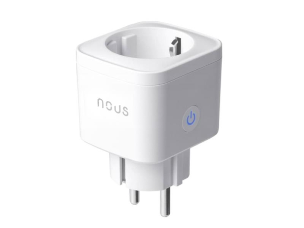 Smart socket NOUS A7 WiFi Tuya - Styring og overvågning, 230V, 16A/3680W, Kompatibel med Alexa og Google Home
