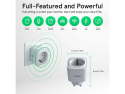Smart socket NOUS A7 WiFi Tuya - Styring og overvågning, 230V, 16A/3680W, Kompatibel med Alexa og Google Home