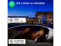 Smart socket NOUS A7 WiFi Tuya - Styring og overvågning, 230V, 16A/3680W, Kompatibel med Alexa og Google Home
