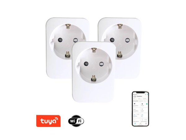Smart stikkontakt sæt IMMAX NEO 07761C WiFi Tuya