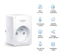 Smart stikkontakt Tapo P100 TP-LINK med WiFi, Bluetooth og timer, op til 2300 W