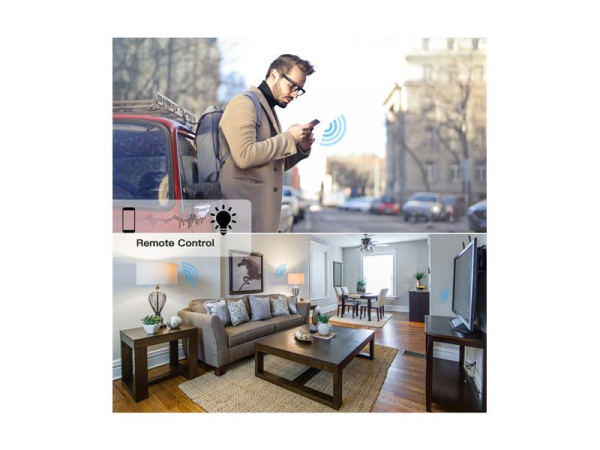 Smart WiFi-stikkontakt WOOX R4054 til indmuring - understøtter Tuya, kompatibel med Alexa, Google Assistant og IFTTT