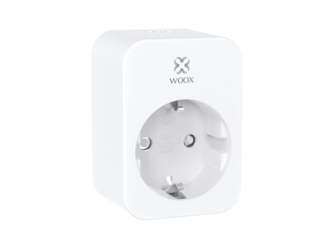 Smart stikkontakt WOOX R6118 WiFi Tuya med forbrugsovervågning og stemmestyring